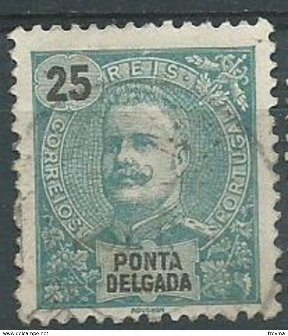 Timbre Ponta Delgada 1897 - Ponta Delgada