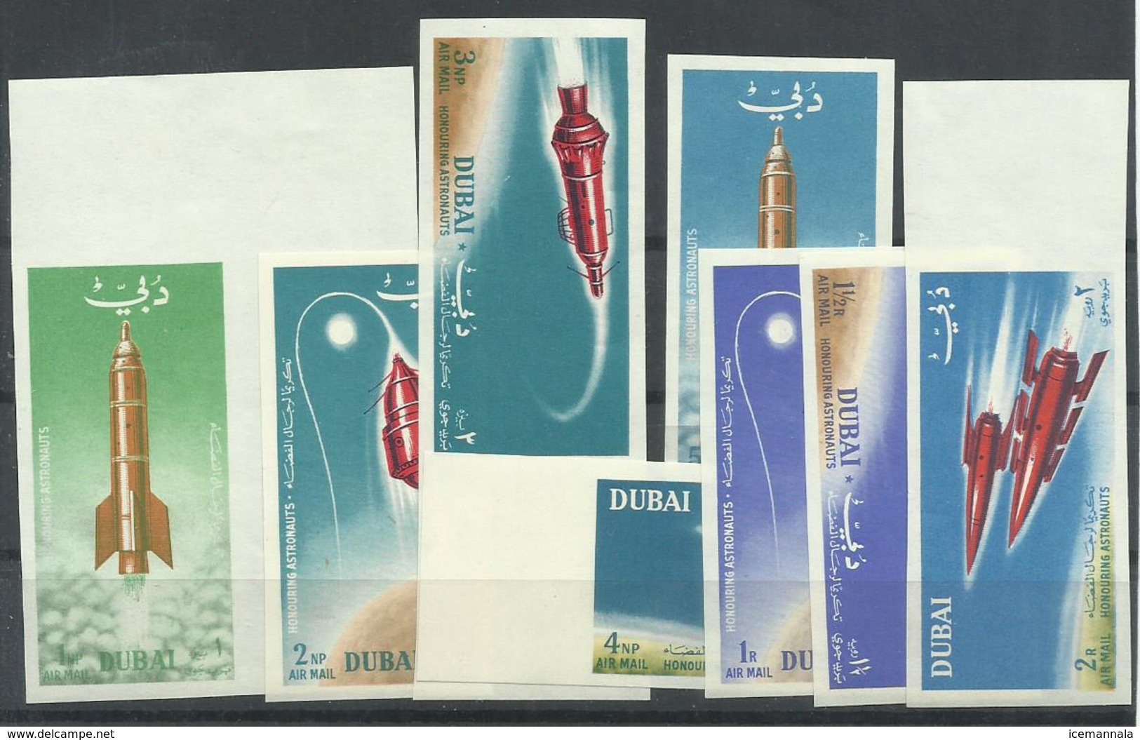 DUBAI YVERT AEREO   40/46   (SIN DENTAR)  MNH  ** - Dubai