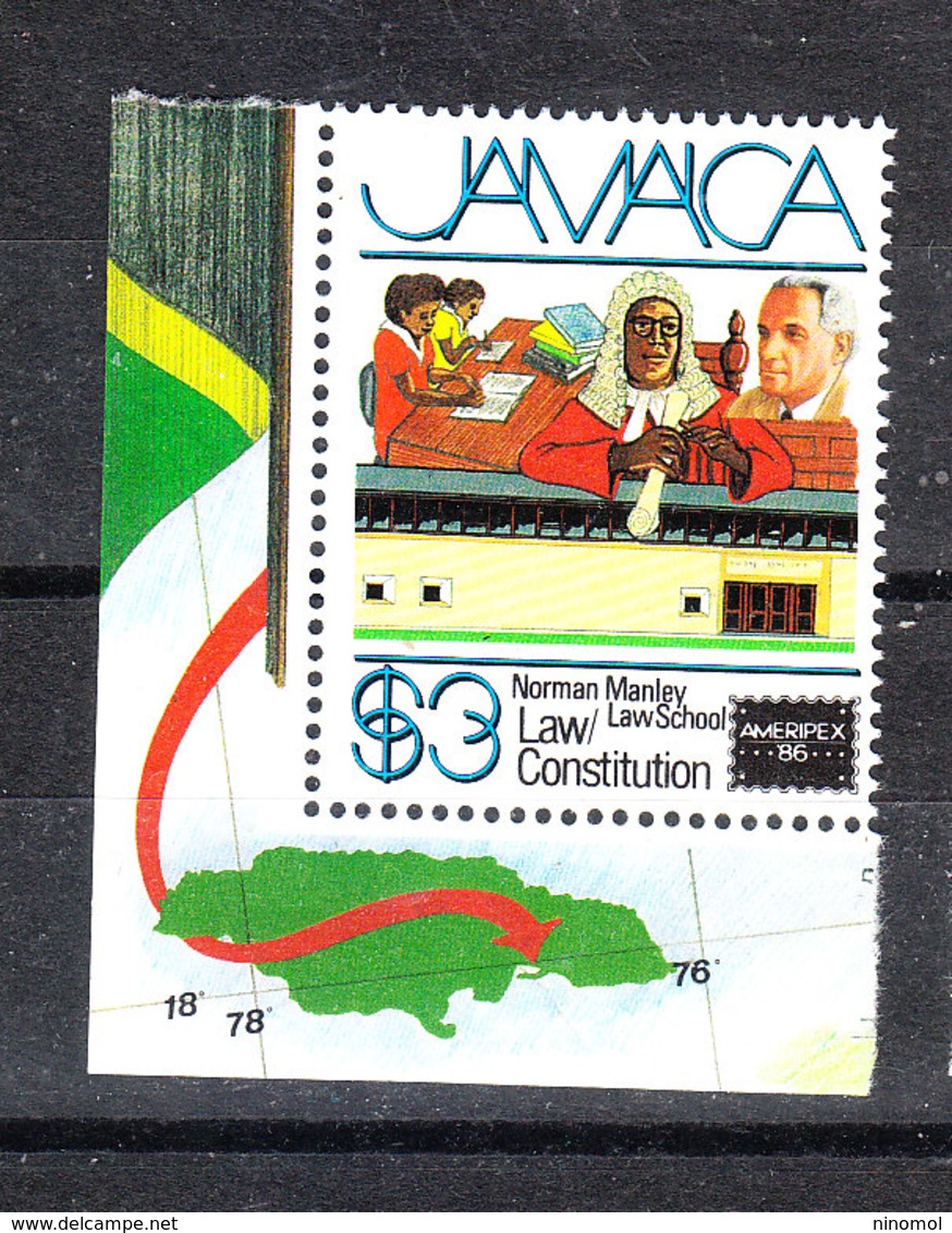 Giamaica  Jamaica  - 1986. Giudice E Studenti Avvocati. Judge And Student Lawyers. MNH - Altri & Non Classificati