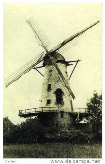 KLERKEN Bij Houthulst (W.Vl.) - Molen/moulin - De Verdwenen Plaatsmolen Tijdens 1914-1918 Met Eerste Oorlogsschade - Houthulst