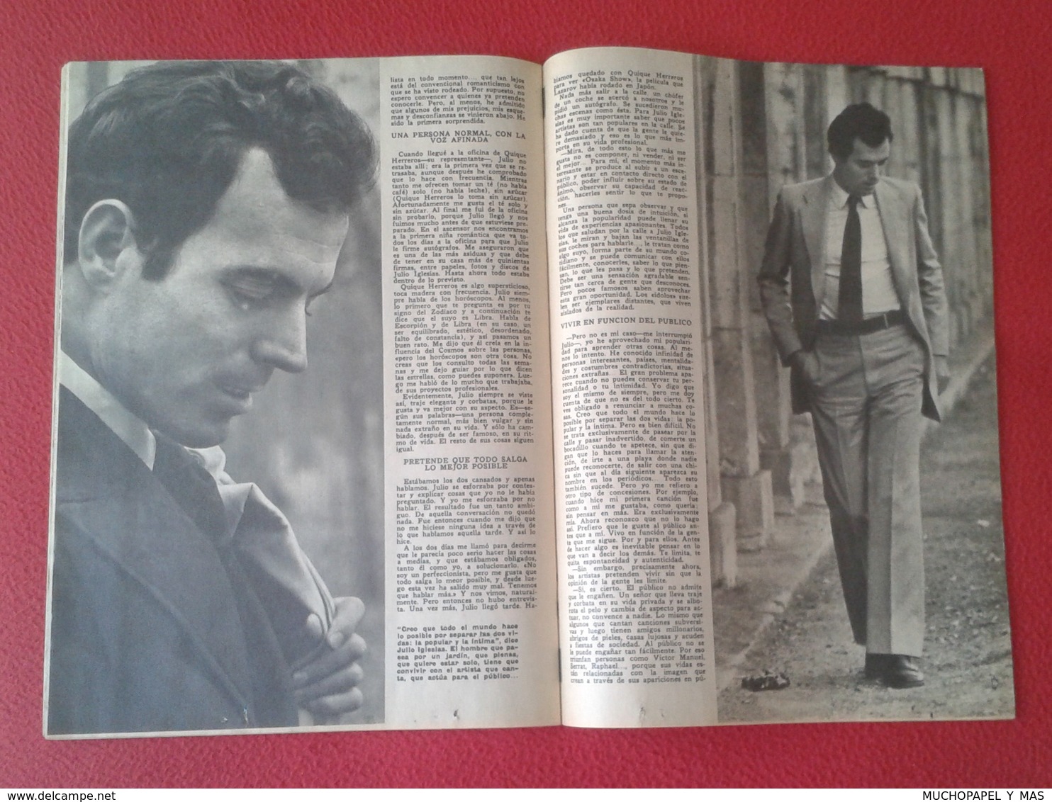 ESPAÑA ANTIGUA MAGAZINE REVISTA LOS DOMINGOS DE ABC 1971 SITGES, JULIO IGLESIAS...ETC CON PUBLICIDAD VARIADA ADVERTISING