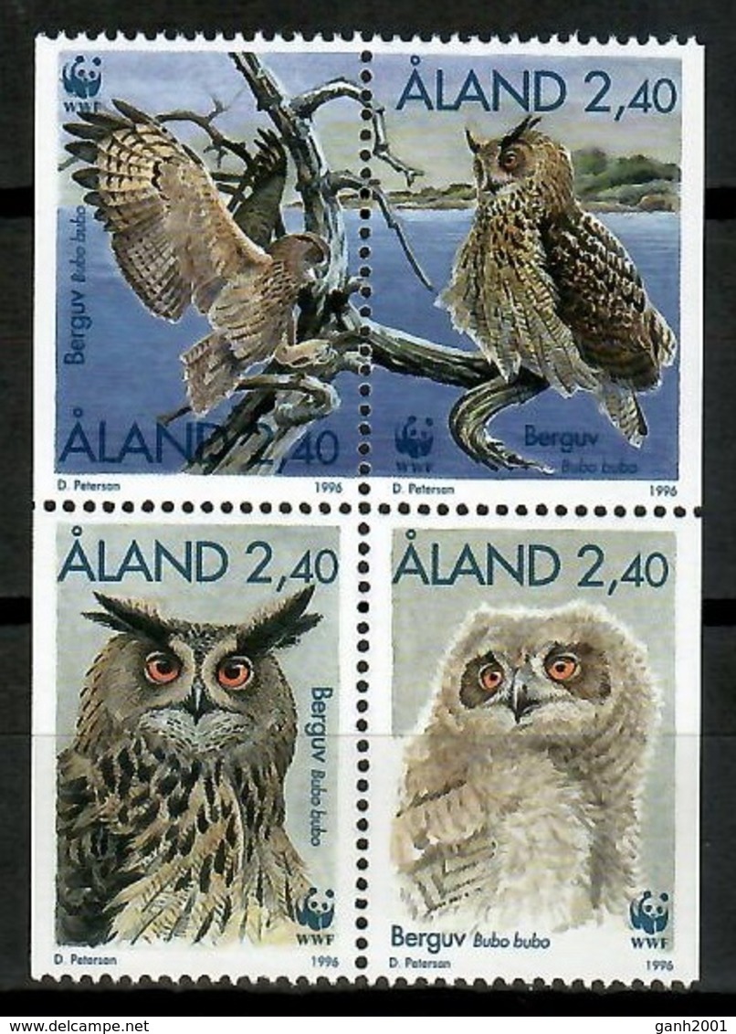 Aland 1996 / Birds Owls MNH Vögel Búhos Aves Oiseaux / Cu13823  4 - Otros & Sin Clasificación