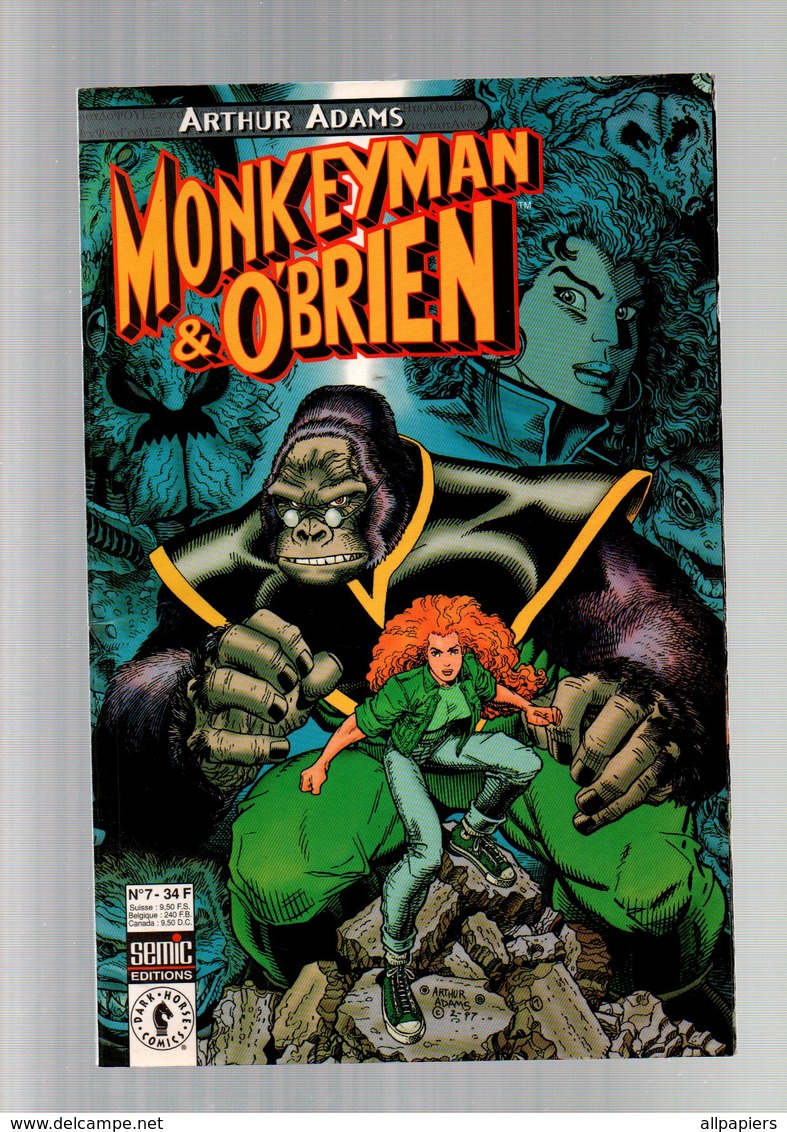 Comics Monkeyman & O'Brien N°7 Qui Sont Monkeyman Et O'Brien ? - Alerte Au Shrewmanoid ! De 1999 - Lug & Semic