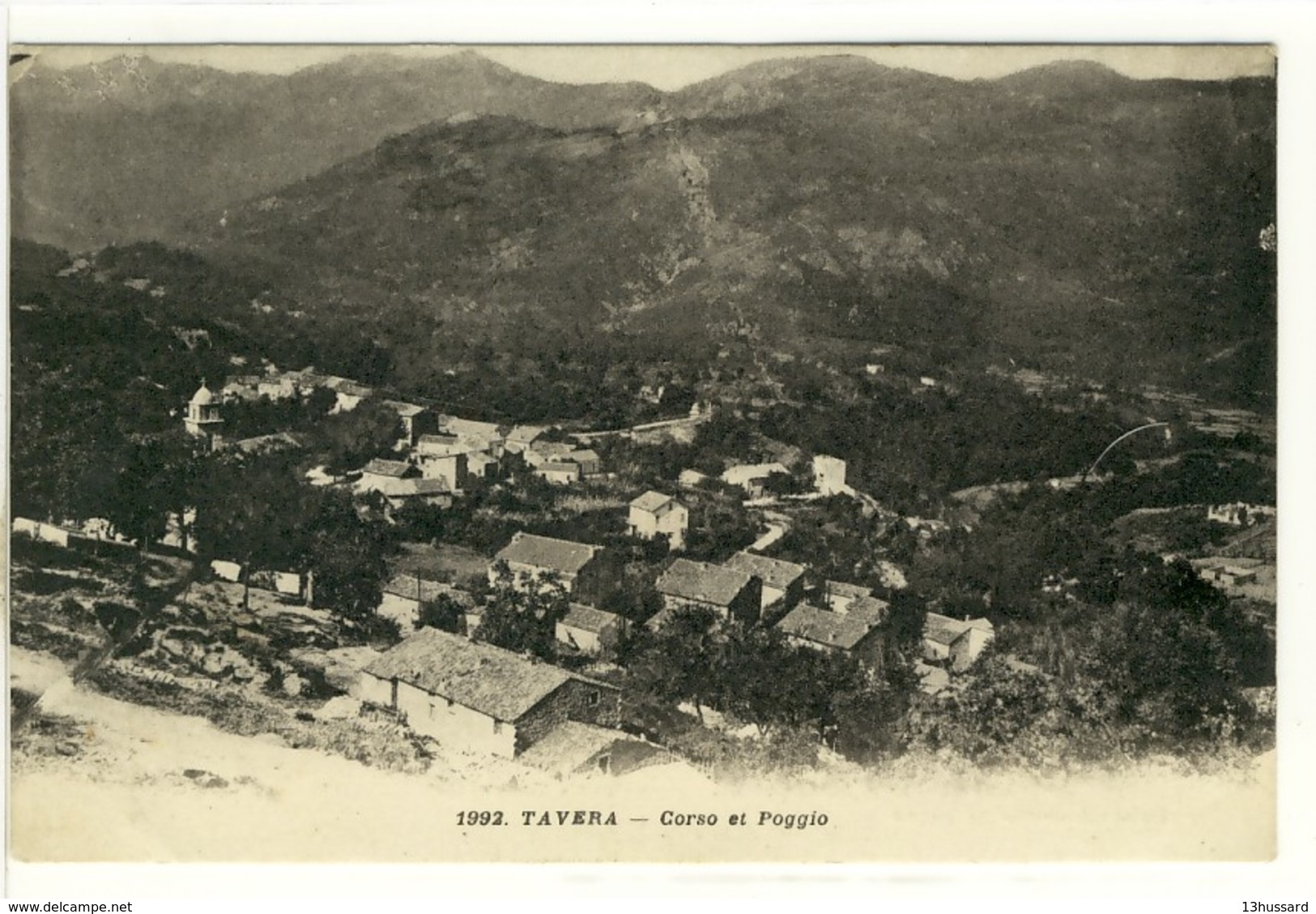 Carte Postale Ancienne Tavera - Corso Et Poggio - Autres & Non Classés