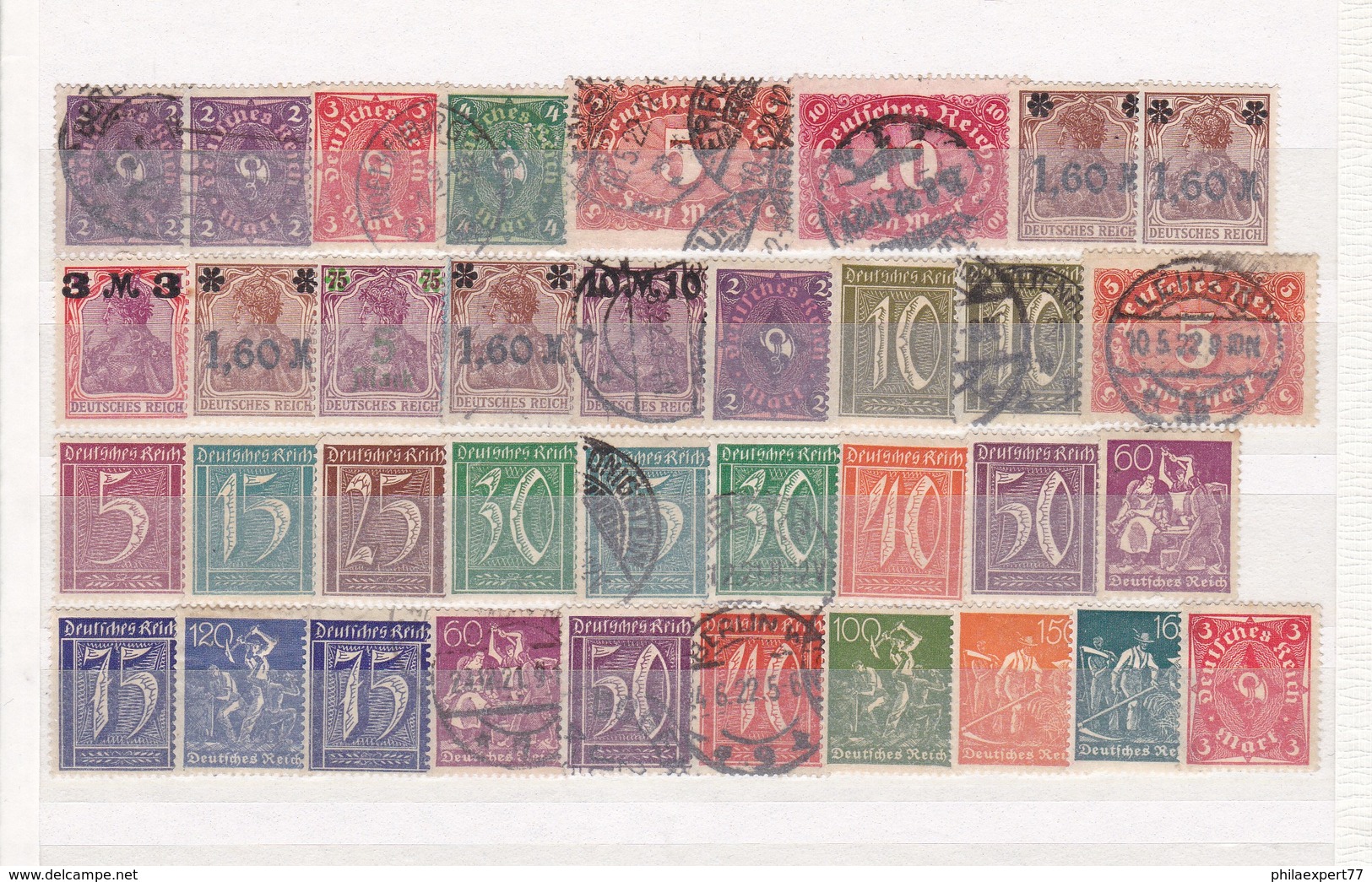 Deutsches Reich - Sammlungsreste - Ungebr./Gest. - 8. - Used Stamps