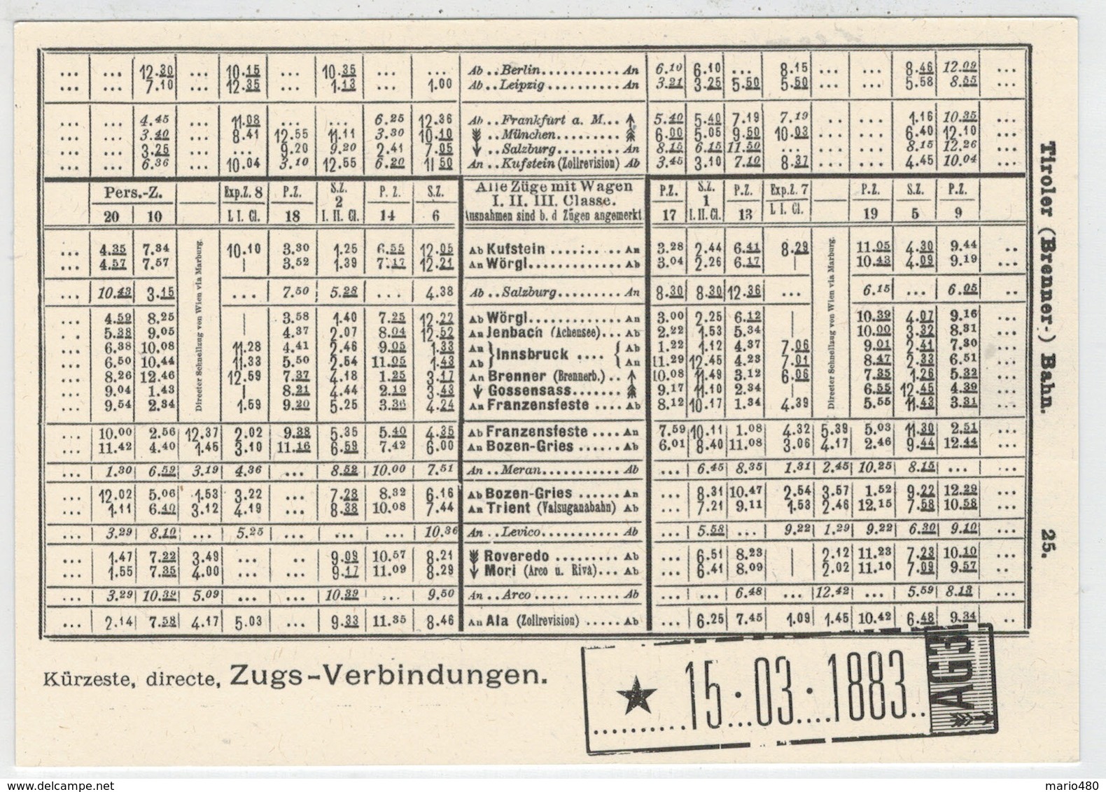 ITALIA -  MERANO    TRAIN - ZUG-TREIN- -TRENI- GARE -BAHNHOF- STATION- STAZIONE-    2  SCAN     (NUOVA) - Eisenbahnen