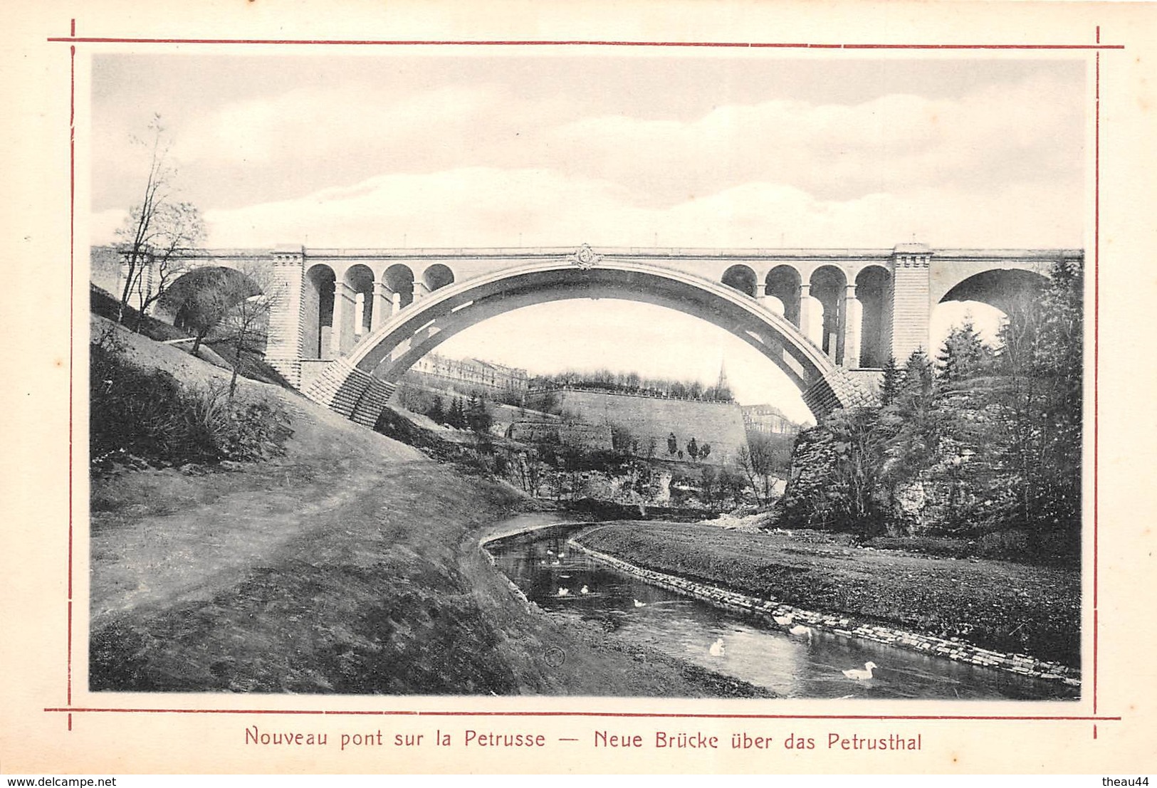 ¤¤   -   LUXEMBOURG   -    Nouveau Pont Sur La Petrusse      -  ¤¤ - Luxemburgo - Ciudad