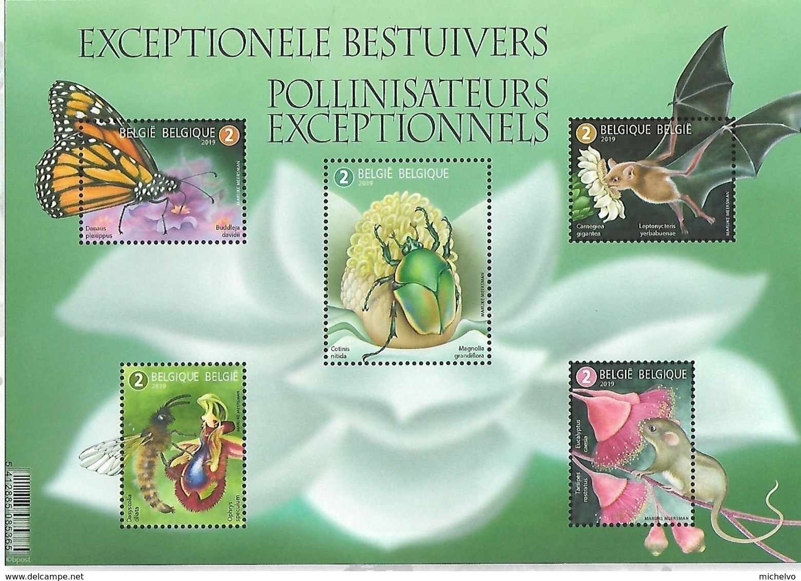 Belg 2019 - Pollinisateurs Exceptionnels ** - Unused Stamps