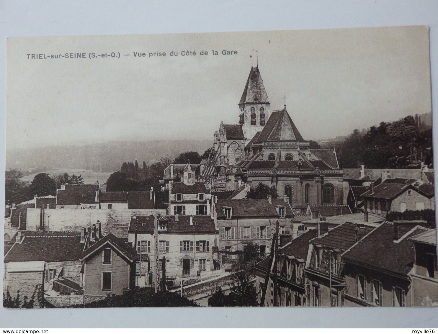 Triel-sur-Seine, Vue Prise Du Côté De La Gare. - Triel Sur Seine