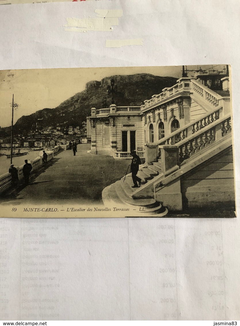 Monte-Carlo.- L’Escalier Des Nouvelles Terrasses - Monte-Carlo