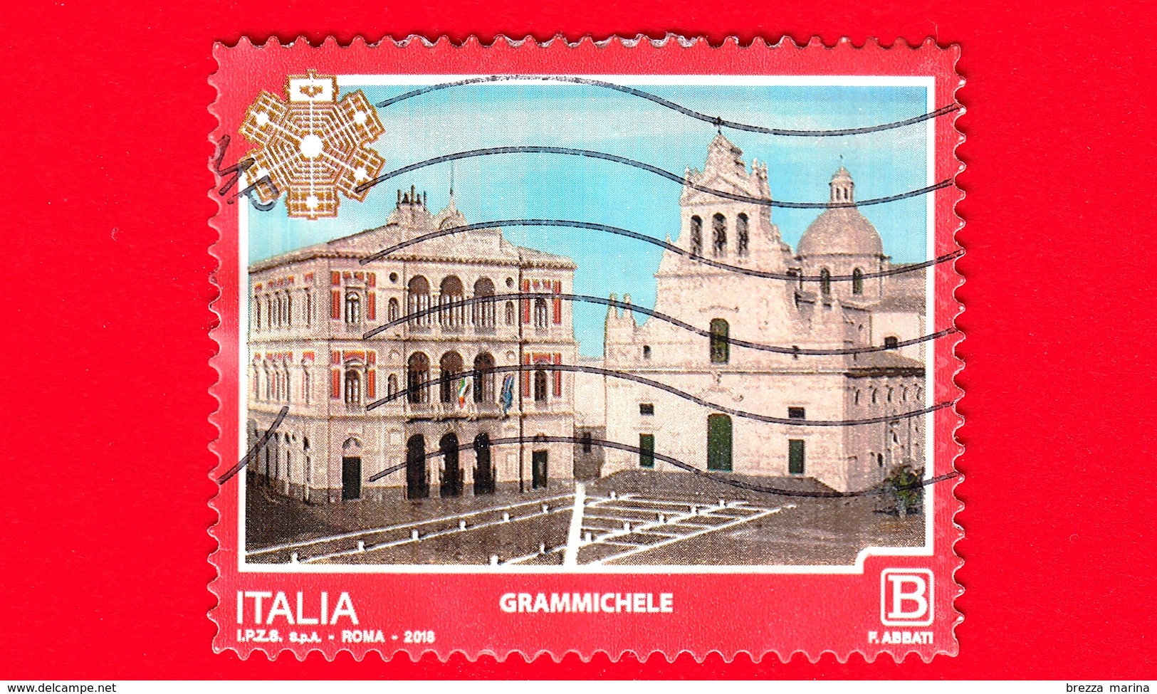 ITALIA - Usato - 2018 - Turismo - Grammichele – (CT) - Sicilia - Municipio E Chiesa  - B - 2011-20: Usati