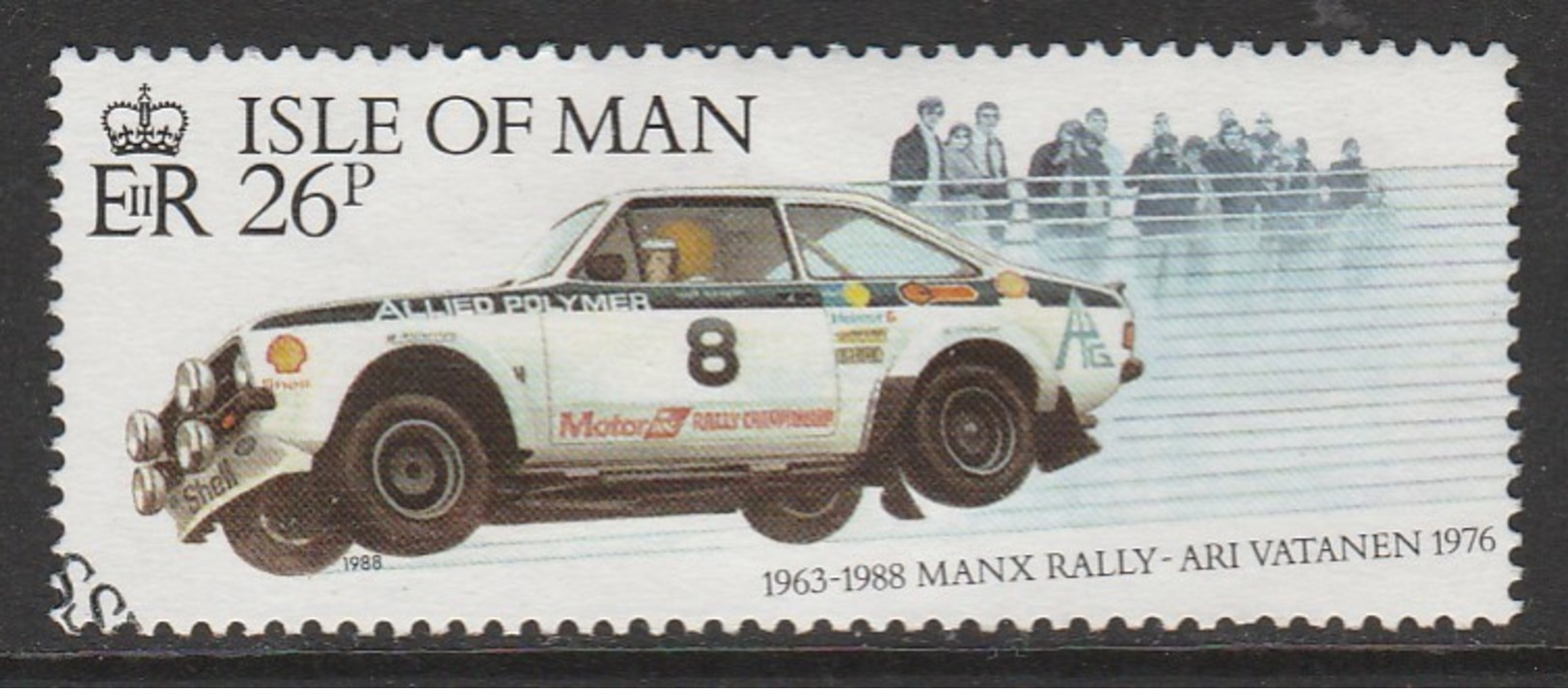 Isle Of Man 1988 Rally Isle Of Man 26 P Multicolored SW 359 O Used - Isle Of Man