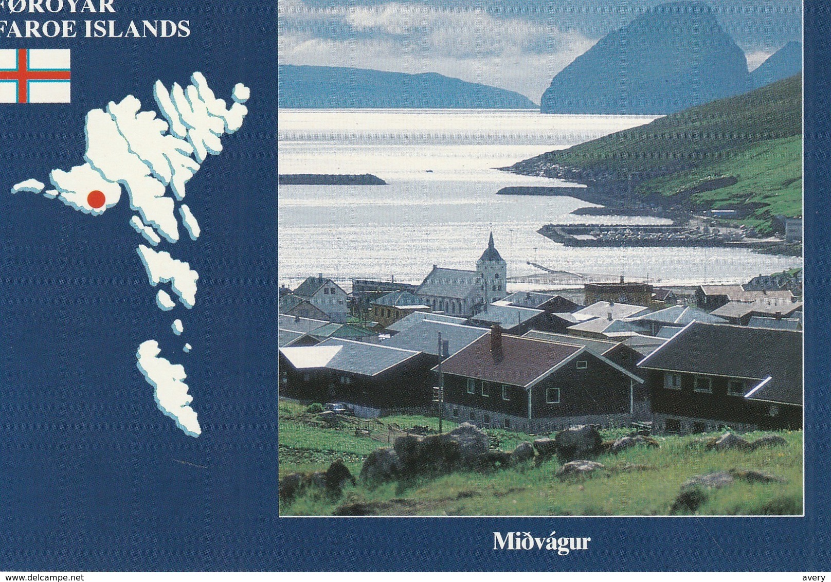 Foroyar  Faroe Islands Midvagur - Faeröer