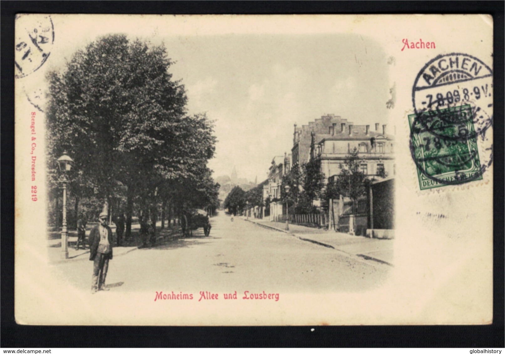 DE2258 - AACHEN - MONHEIMS ALLEE UND LOUSBERG - STREET SCENE - Aachen