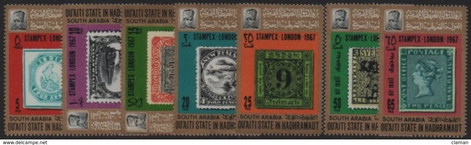 Qu'Aiti/Hadhramaut (SOUTH ARABIA) 1967 Stamps Exhibition-Exposition Philatélique STAMPEX LONDON ** - Arabia Saudita