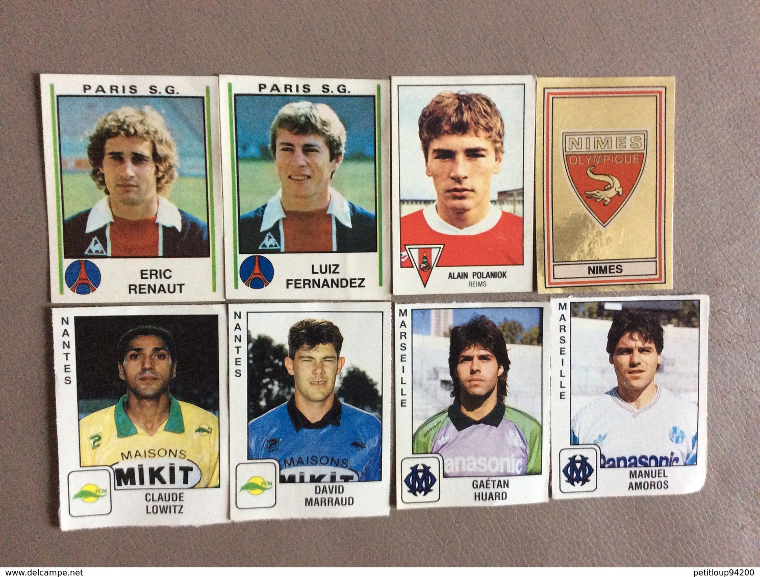 8 STICKERS PANINI  *Football 79  *Football 81  *Football 90 - Edizione Italiana