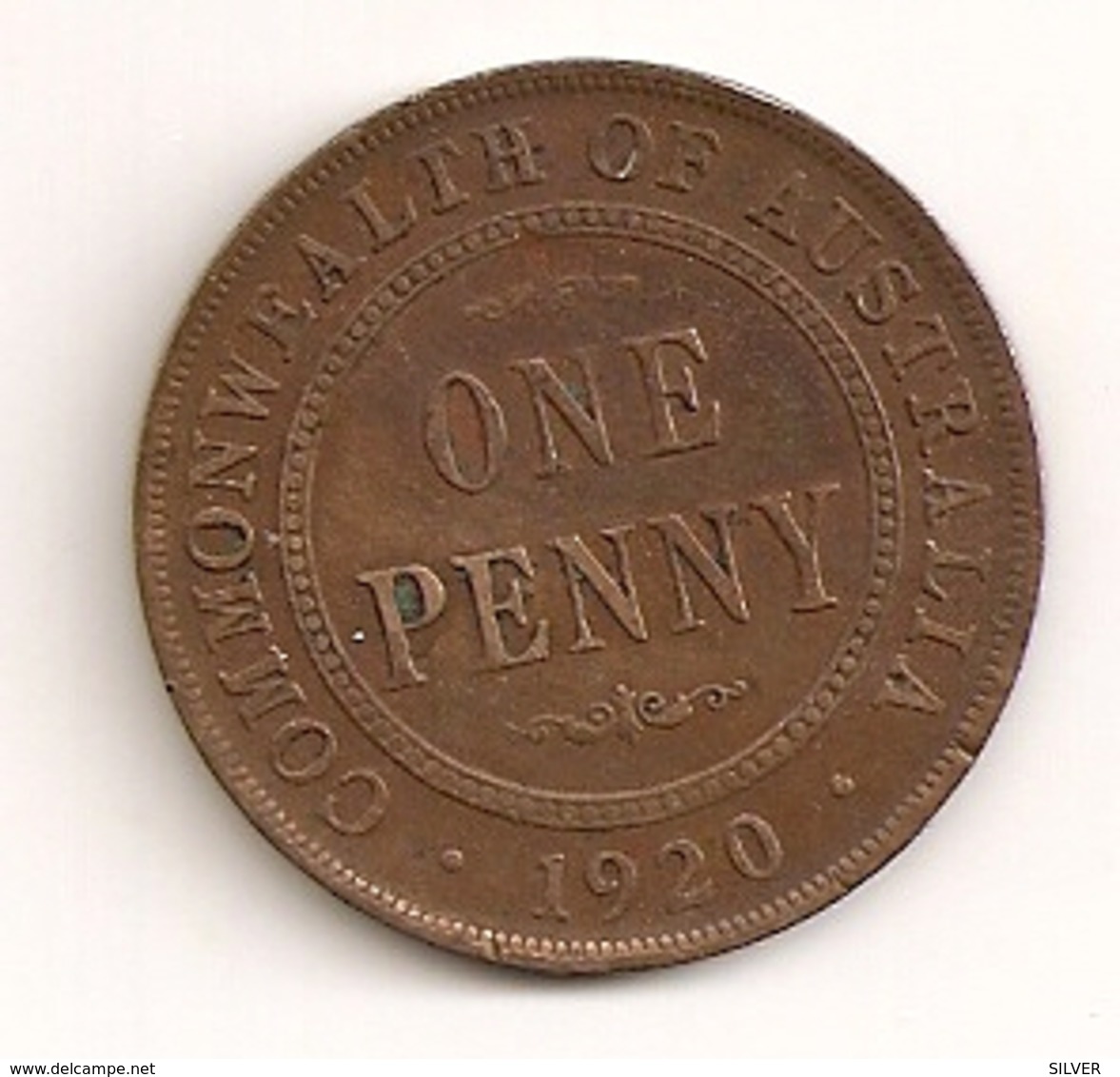 AUSTRALIA AUSTRALIE АВСТРАЛИЯ  PENNY  1920  162 - Penny