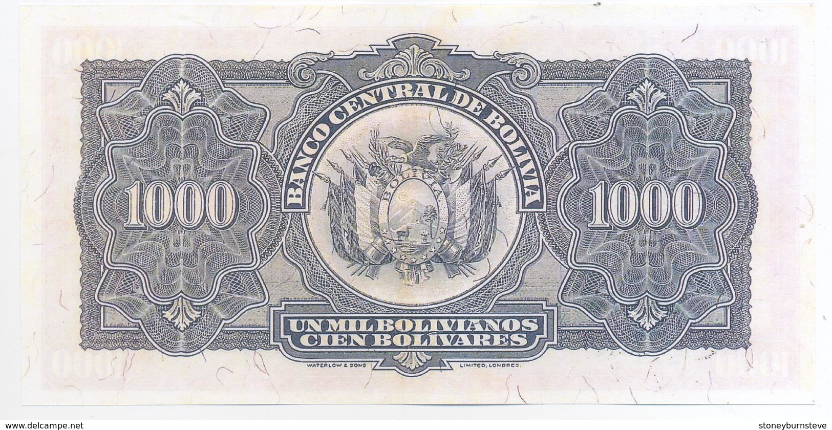 Bolivia 10 Note Set 1928 COPY - Bolivia