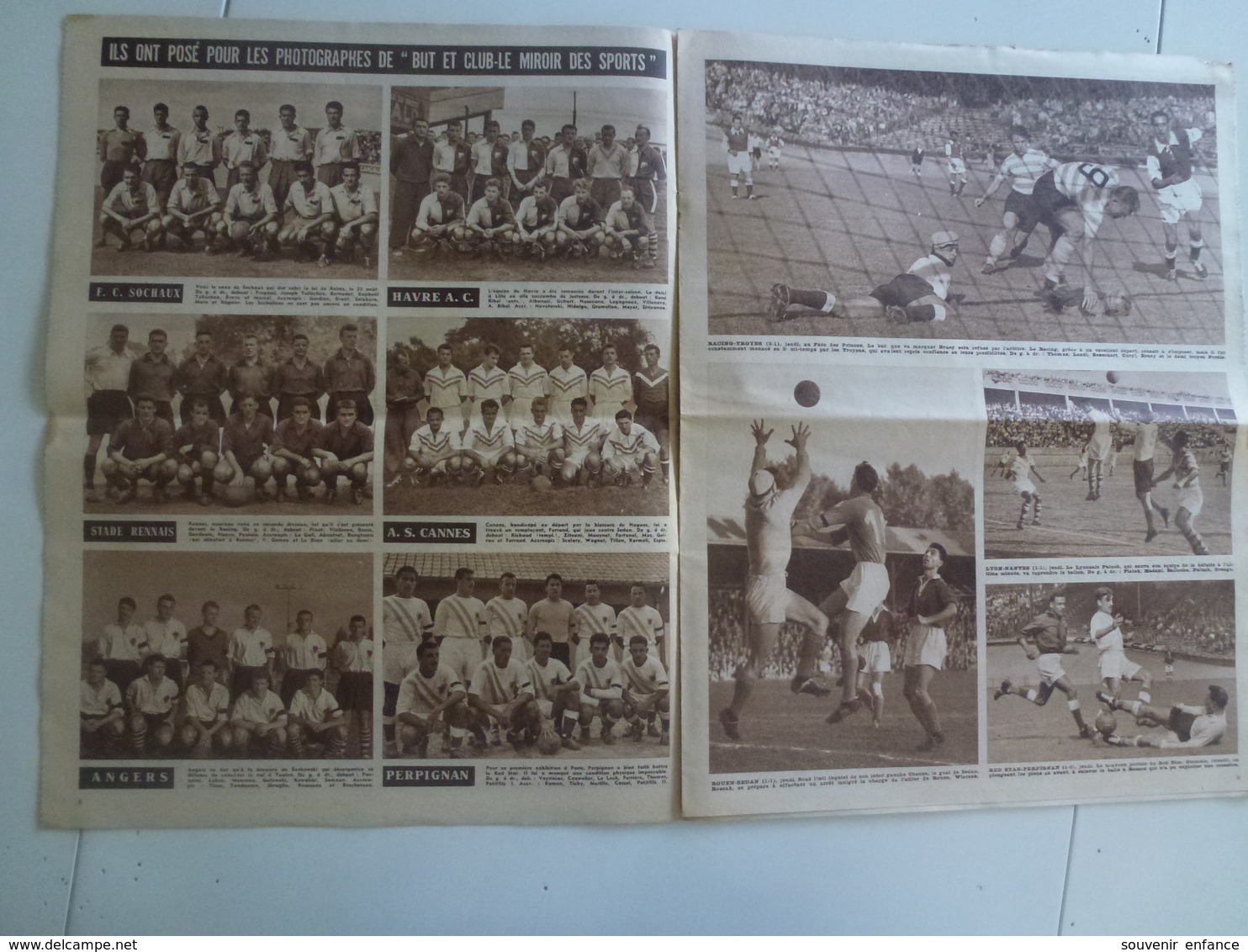 Miroir Des Sports 7 Septembre 1953 Cyclisme Bobet Football Equipes Sochaux Havre Le Rennes Angers Perpignan - Sport