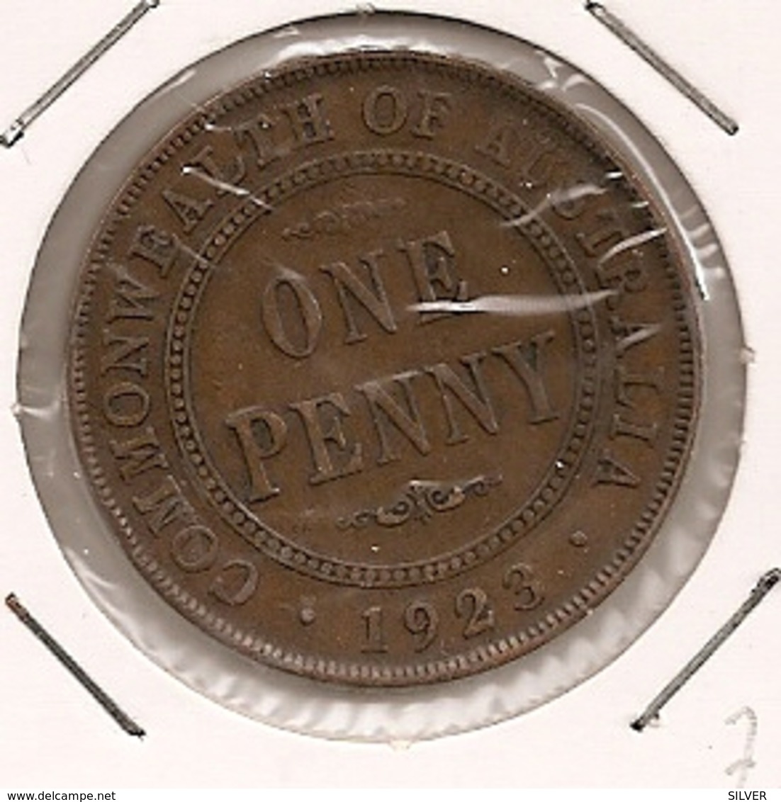 AUSTRALIA AUSTRALIE АВСТРАЛИЯ  PENNY  1923 165 - Penny