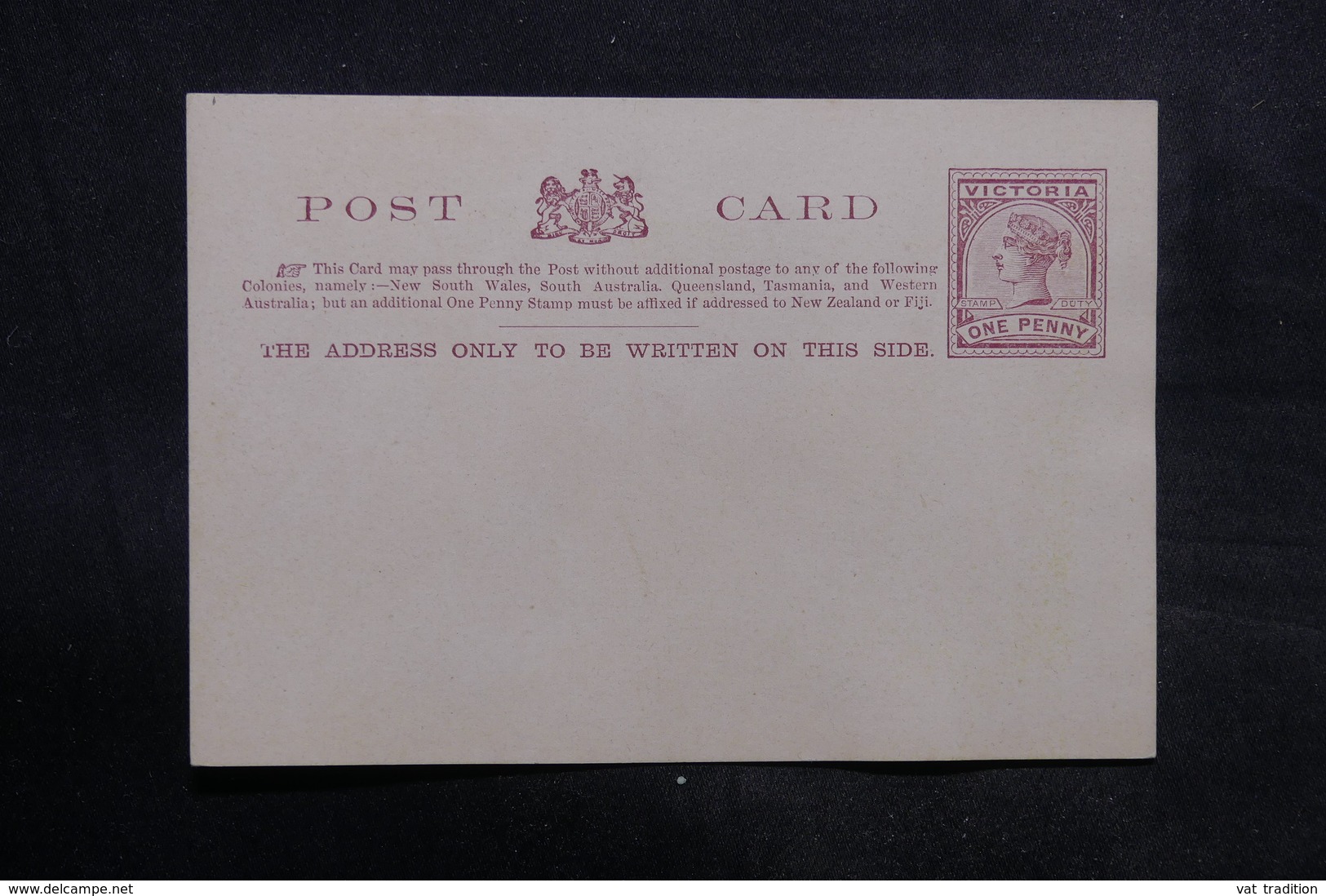 AUSTRALIE - Entier Postal De Victoria Non Circulé - L 33546 - Lettres & Documents