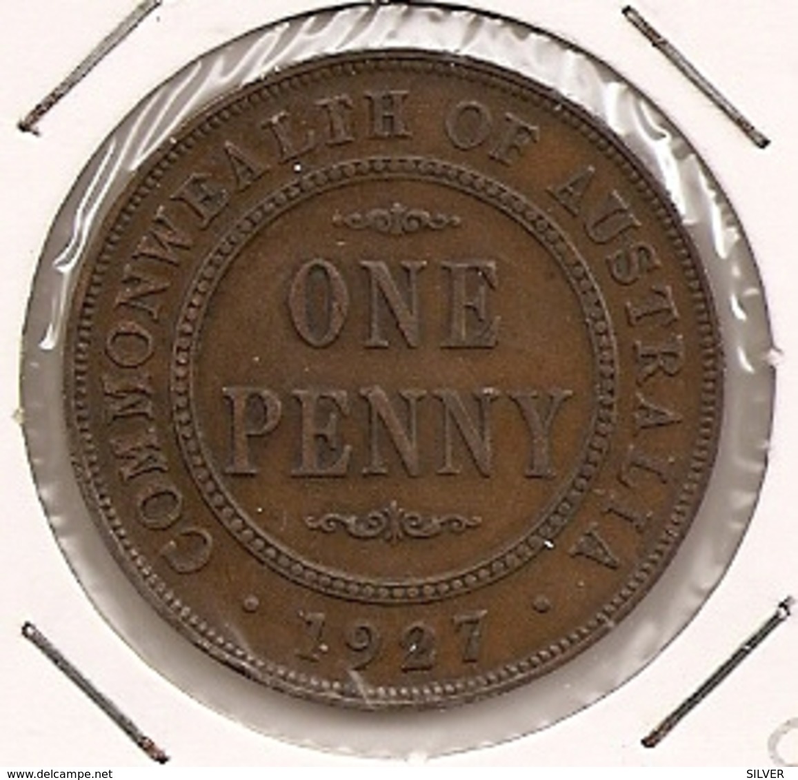 AUSTRALIA AUSTRALIE АВСТРАЛИЯ  PENNY  1927 168 - Penny