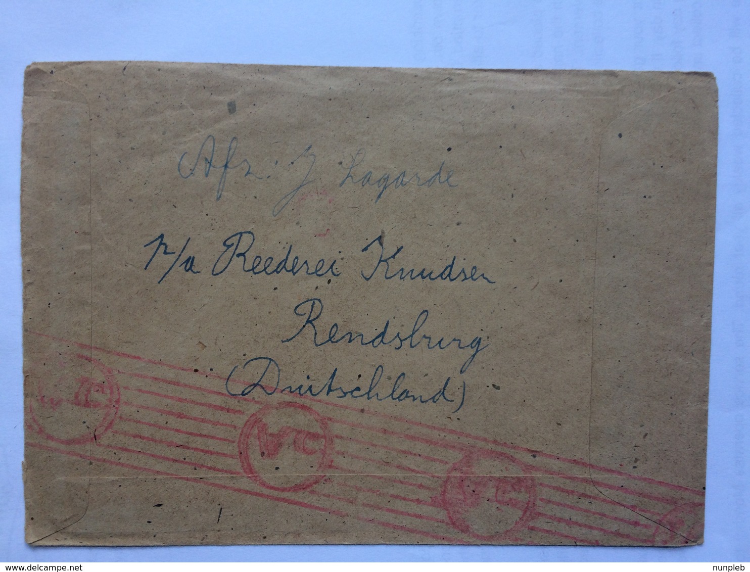 GERMANY 1944 Cover Kiel To Groesbeek Netherlands Censor Cachets - Covers & Documents