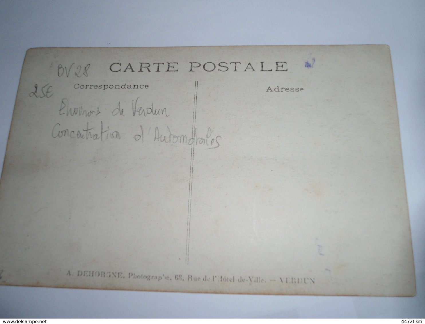 C.P.A.- Carte Photo.- Environs De Verdun (55) - Concentration D'Automobiles - Années 1910 1920 - SUP (BV 28) - Other & Unclassified