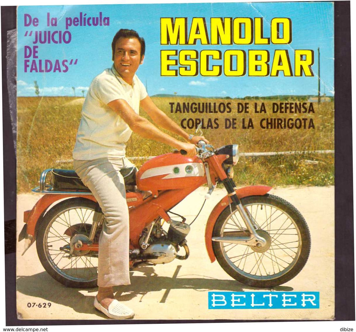 España. Disco De Vinilo A 45 Rpm. Manolo Escobar. Tanguillos De La Defensa.  Pelicula Juicio De Faldas. Buena Condicion. - Altri - Musica Spagnola