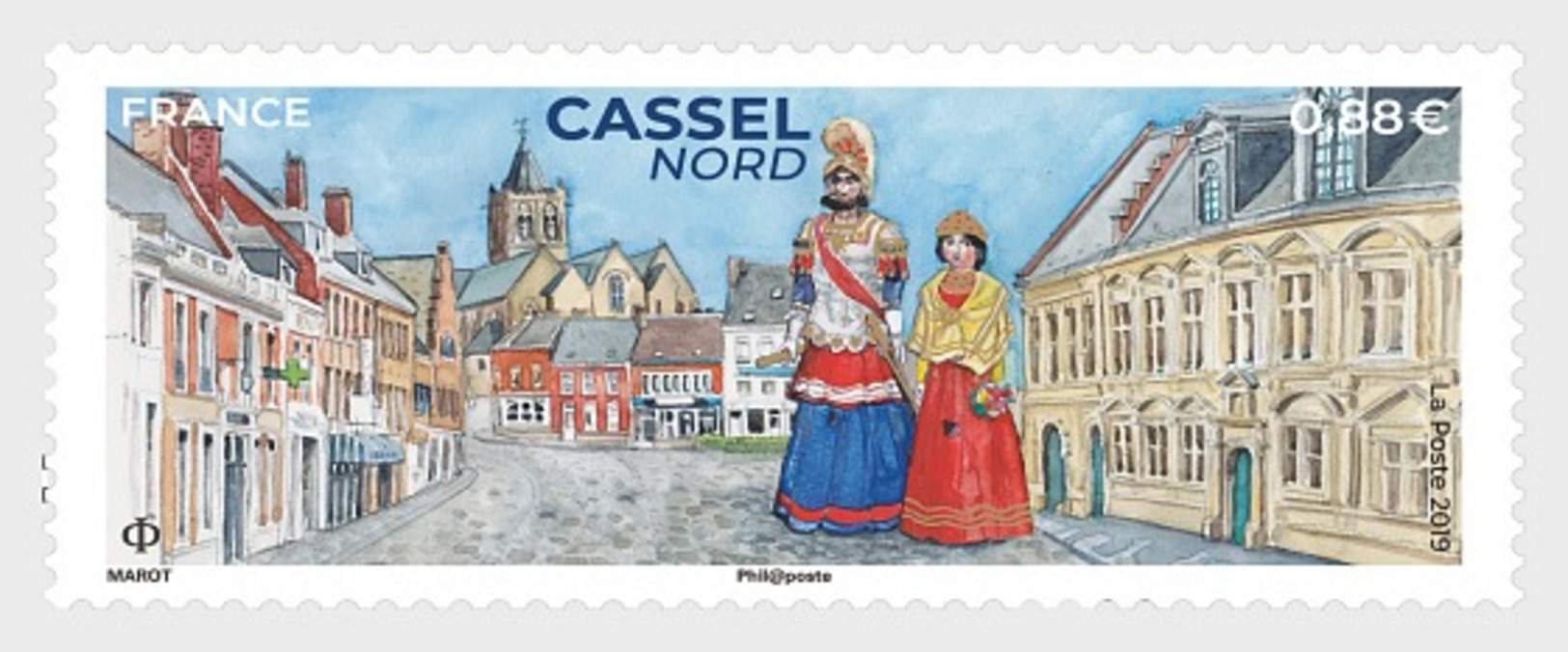 H01 France 2019 Cassel, Nord MNH Postfrisch - Neufs