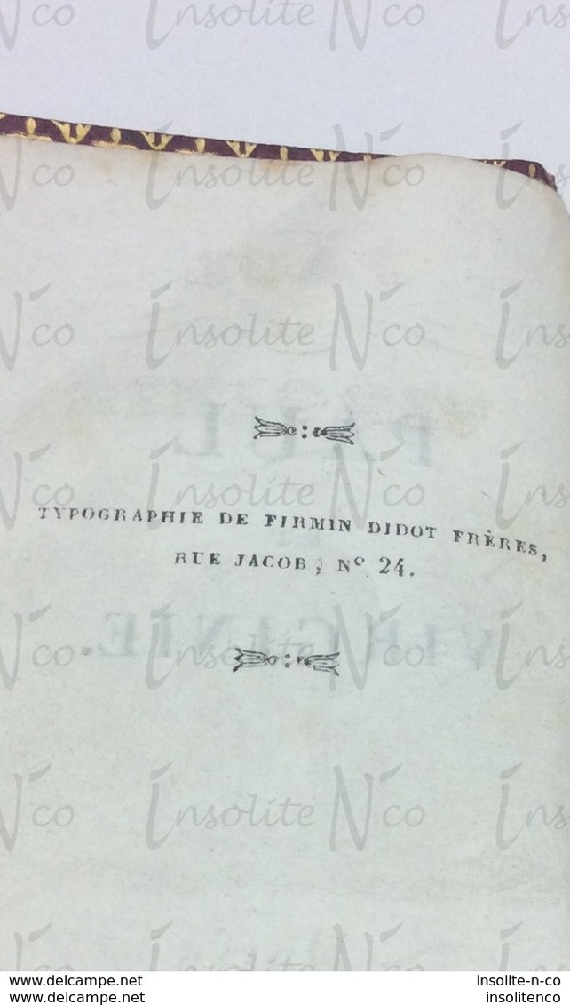 Bernardin de St-Pierre, Paul et Virginie vers 1900, Paris, Chez Marcilly un volume, minuscule, reliure cuir, 69 X 50 mm