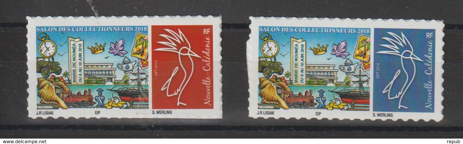 Nouvelle Calédonie Personnalisés 2018 1336-1337 - Unused Stamps