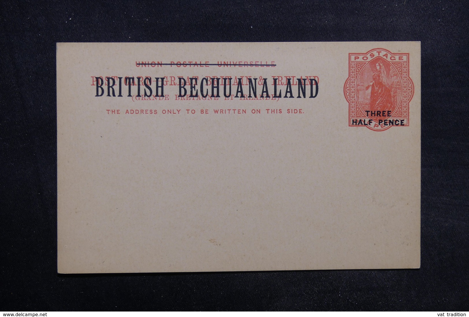 BECHUANALAND - Entier Postal Surchargé Non Circulé - L 33569 - 1885-1895 Colonie Britannique