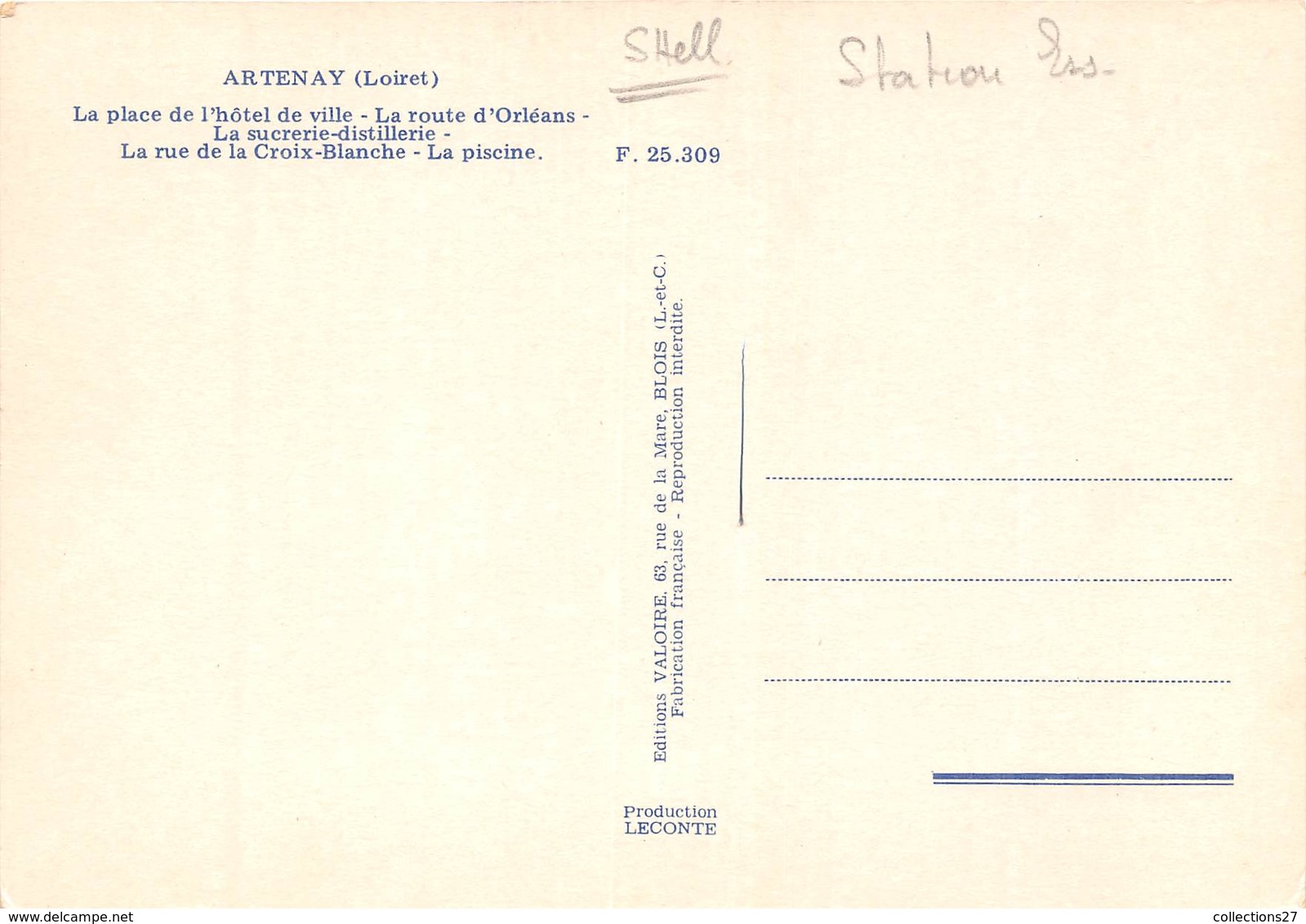 45-ARTENAY- MULTIVUES - Artenay