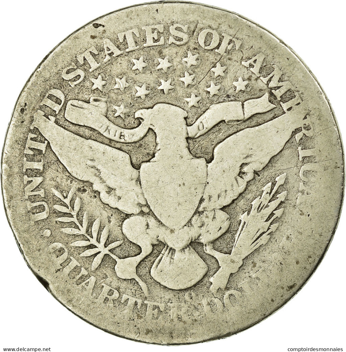 Monnaie, États-Unis, Barber Quarter, Quarter, 1901, U.S. Mint, New Orleans, B - 1892-1916: Barber