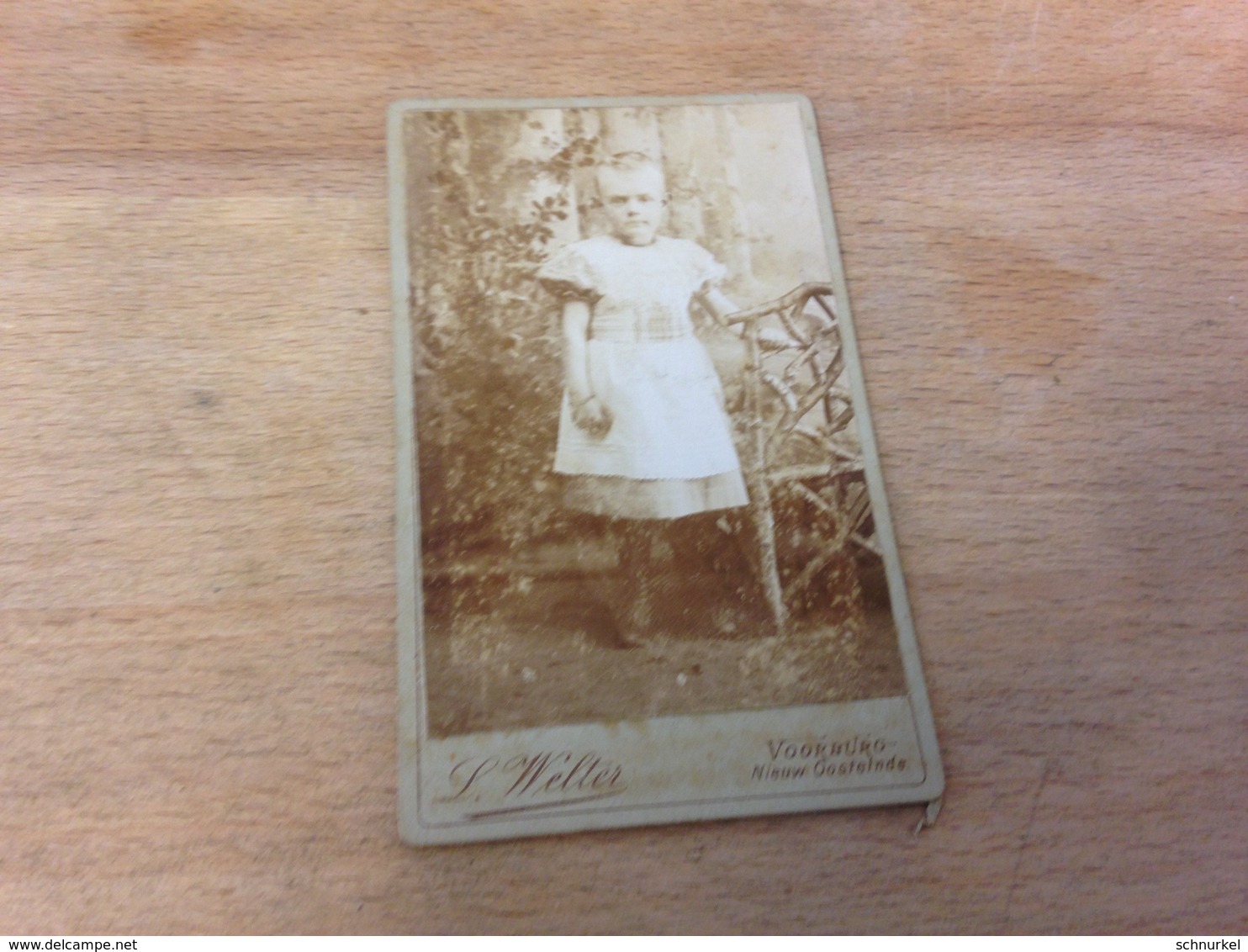 VOORBURG - L. WELTER - CUTE LITTLE GIRL - 1896 - 5 YEARS OLD - Personnes Anonymes