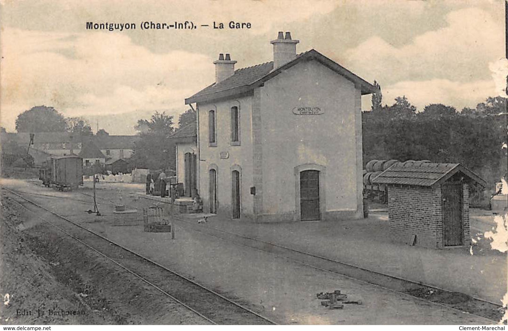 MONTGUYON : La Gare - Etat - Autres & Non Classés