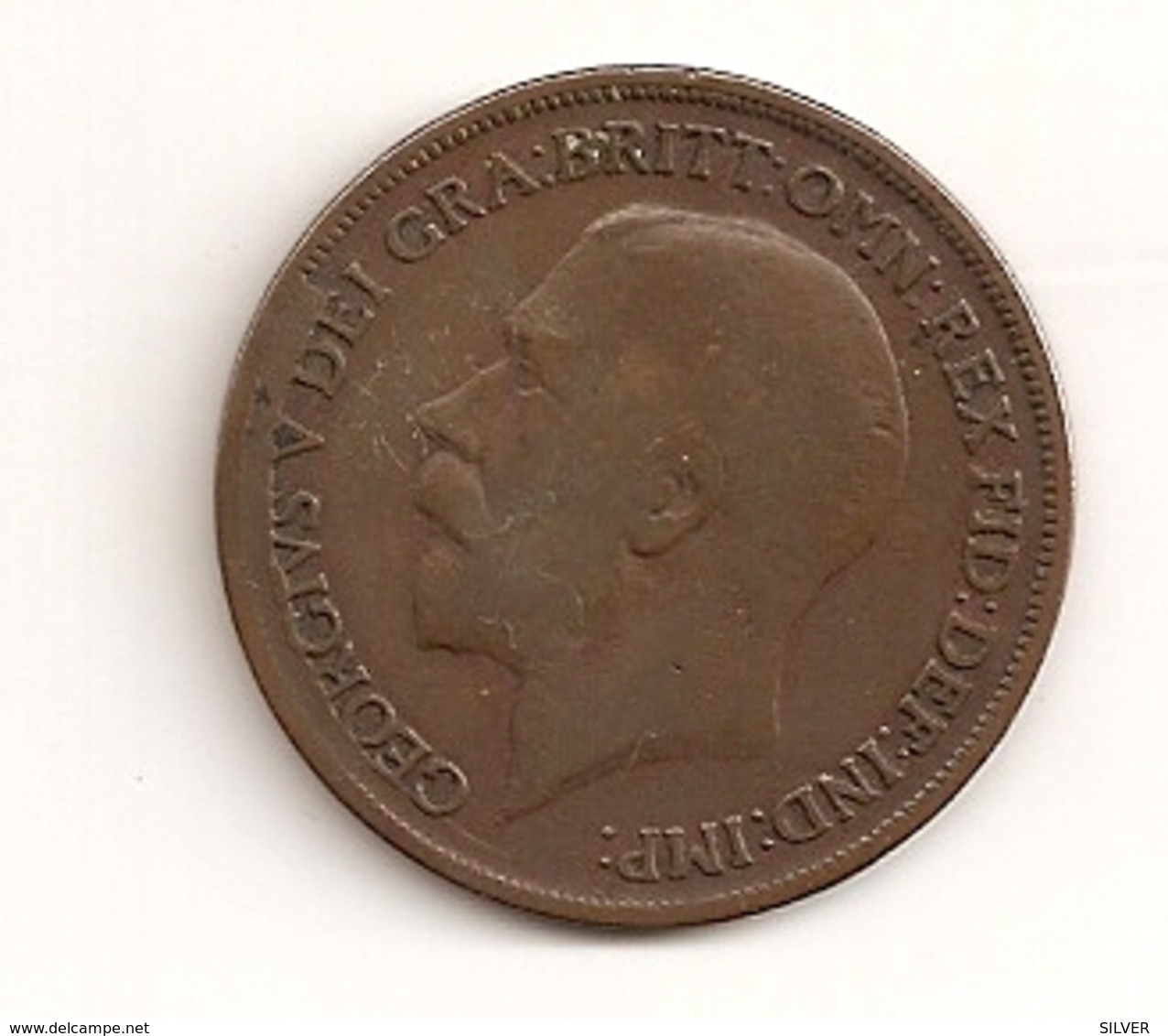 GREAT BRITAIN GRANDE BRETAGNE ENGLAND INGLATERRA PENNY 1918 180 - D. 1 Penny