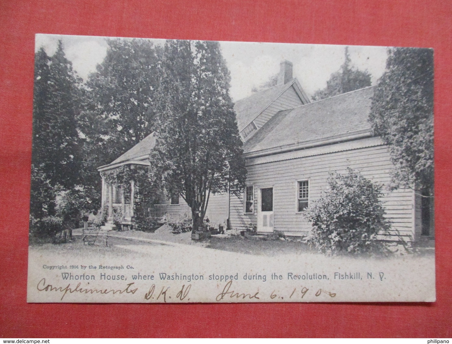 Rotograph  Whorton Hose Where Washington Stopped The Revolution-- Fishkill  New York >       Ref 3444 - Other & Unclassified