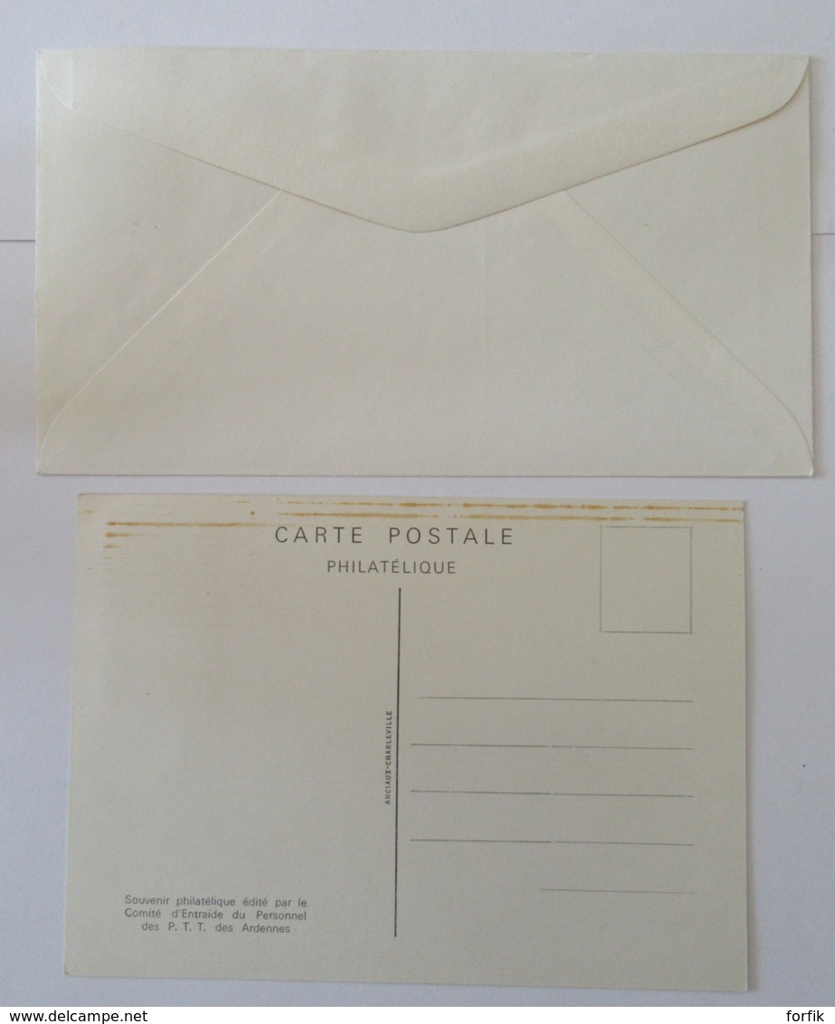 France - 2 X 1er Jour Croix-Rouge (1 Enveloppe Et 1 Carte Postale) Corvisart 12 Décembre 1964 - 1960-1969