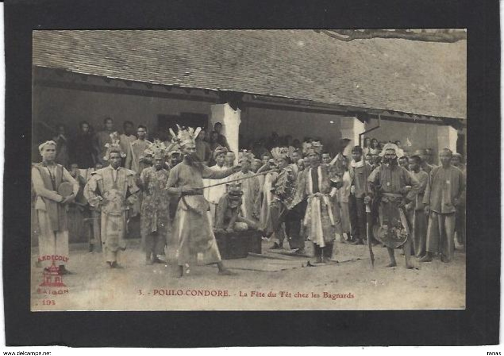 CPA Bagne Bagnard Poulo Condore Indochine Saïgon Non Circulé - Presidio & Presidiarios