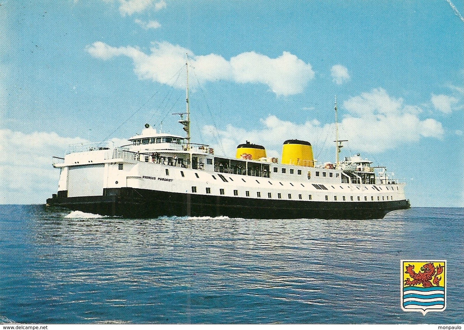 Transport. CPM. Bateaux. Prinses Margaret. Provinciale Boot Vlissingen-Breskens. Ferry Flushing-Breskens (bac, ...) - Ferries