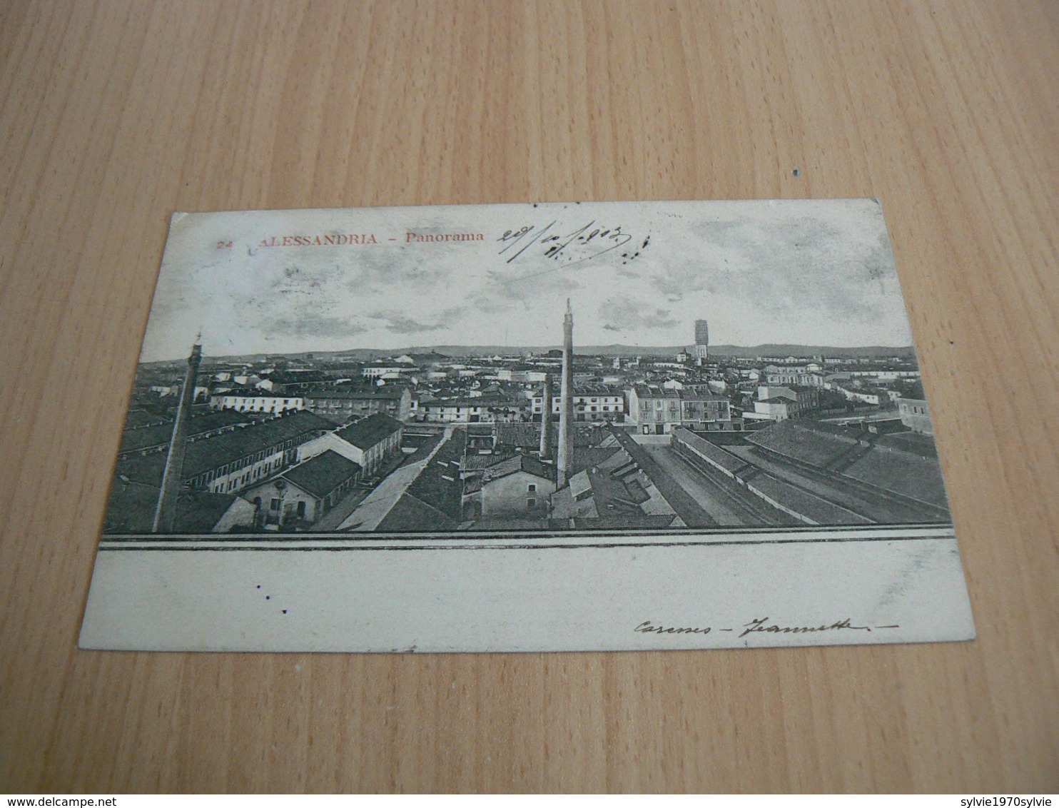 CARTE POSTALE ITALIE/ ALESSANDRIA PANORAMA  /      VOYAGEE 3 - Altri & Non Classificati