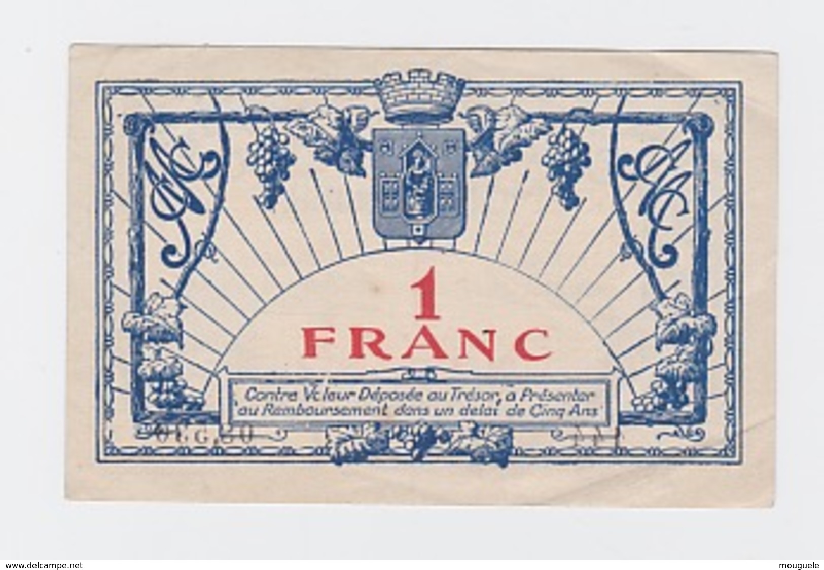 1 Franc  12 Octobre 1917 Pick 18 - Camera Di Commercio