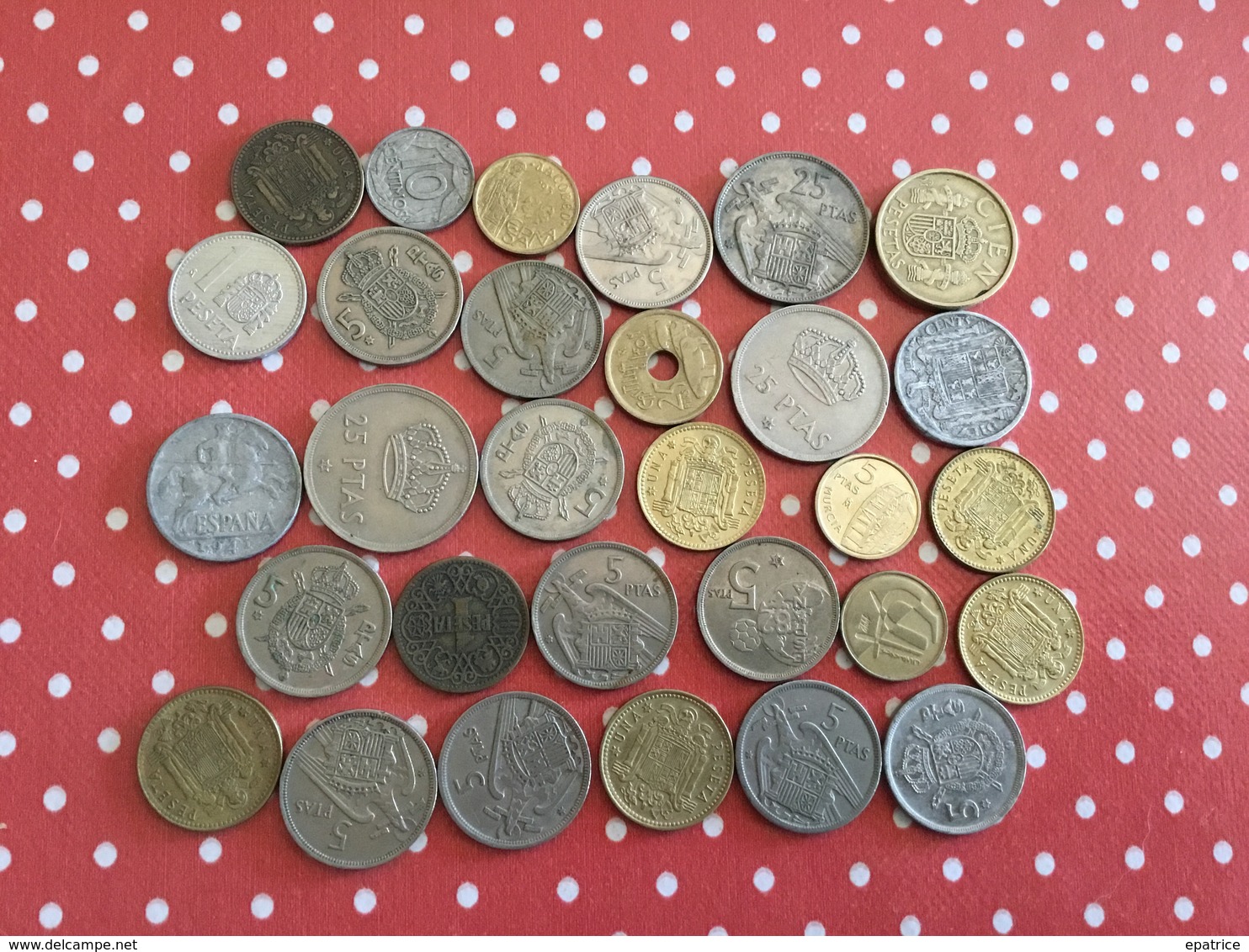 LOT DE 30 PIÈCES ESPAGNOLES - Kilowaar - Munten