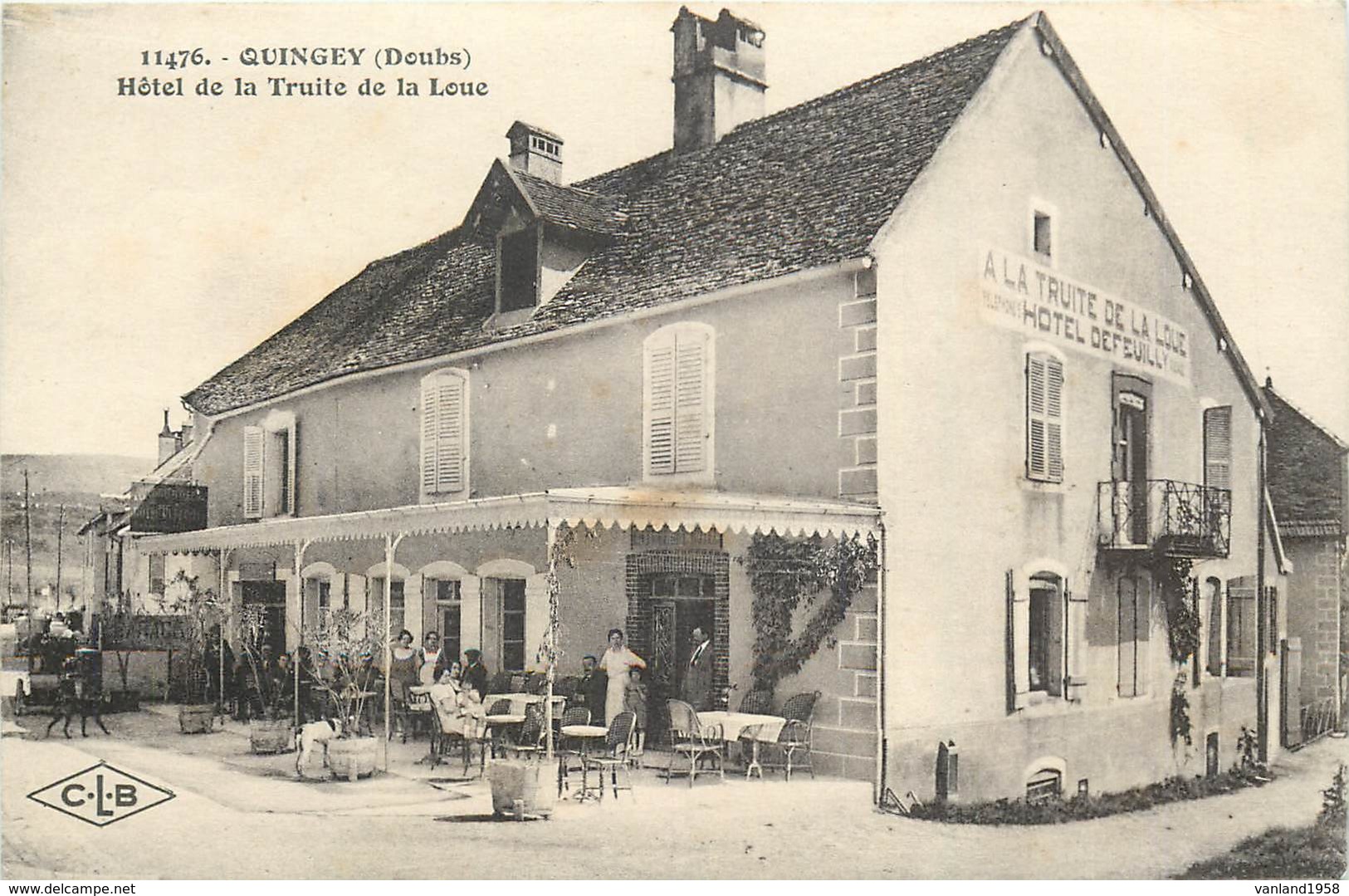 QUINGEY-l'hôtel De La Truite De La Loue - Autres & Non Classés