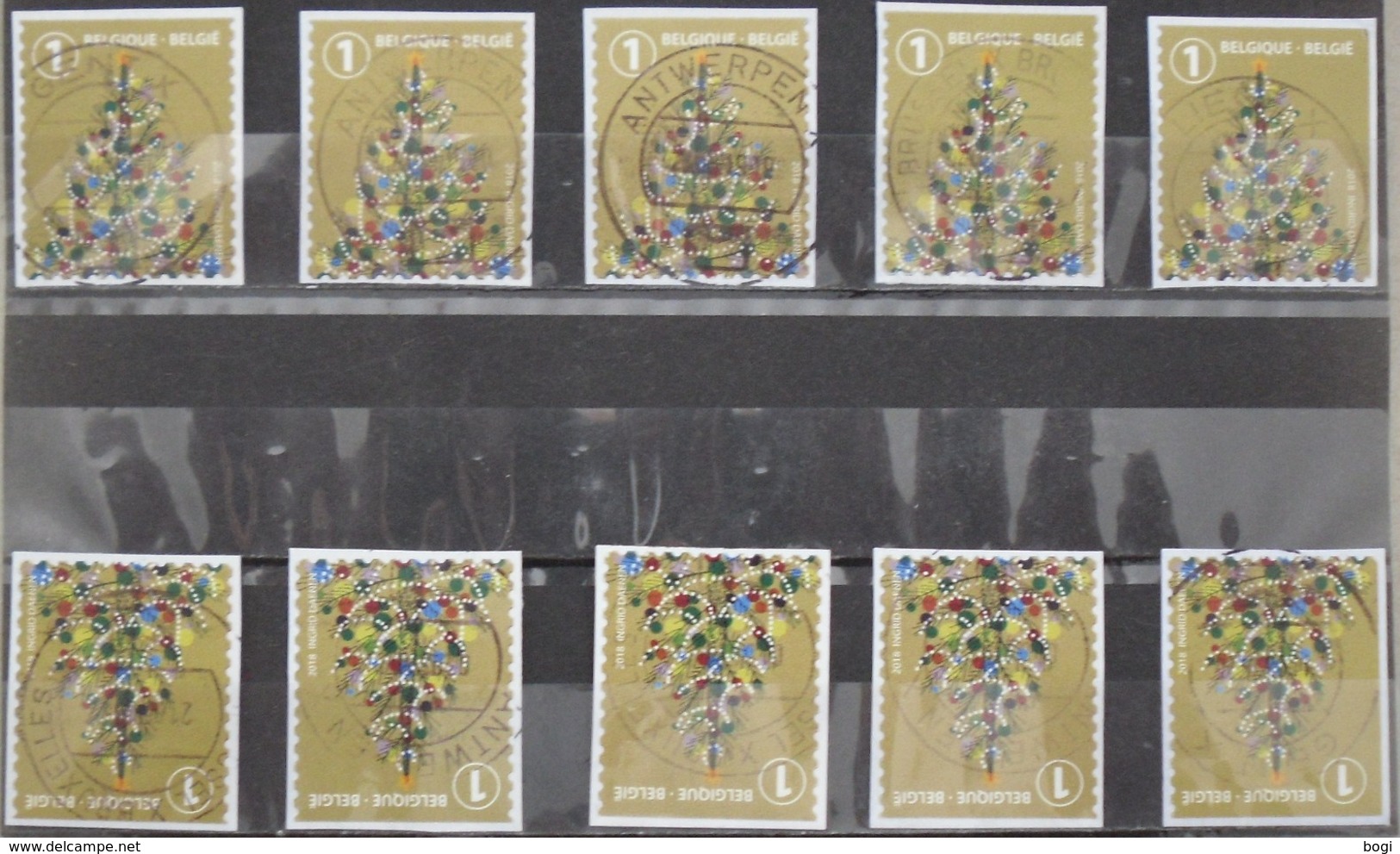 België 2018 Kerstmis - Noël - Used Stamps