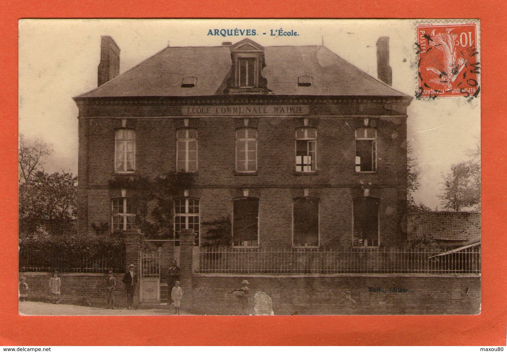 - ARQUEVES - L'Ecole - 1909 - - Other & Unclassified