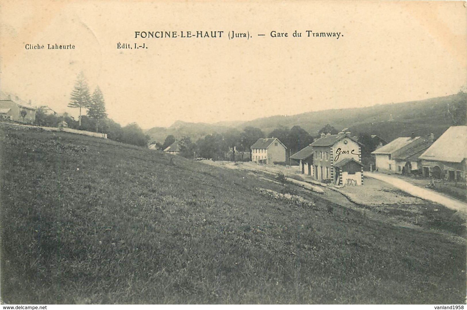 FONCINE-le-HAUT- La Gare Du Tramway - Autres & Non Classés