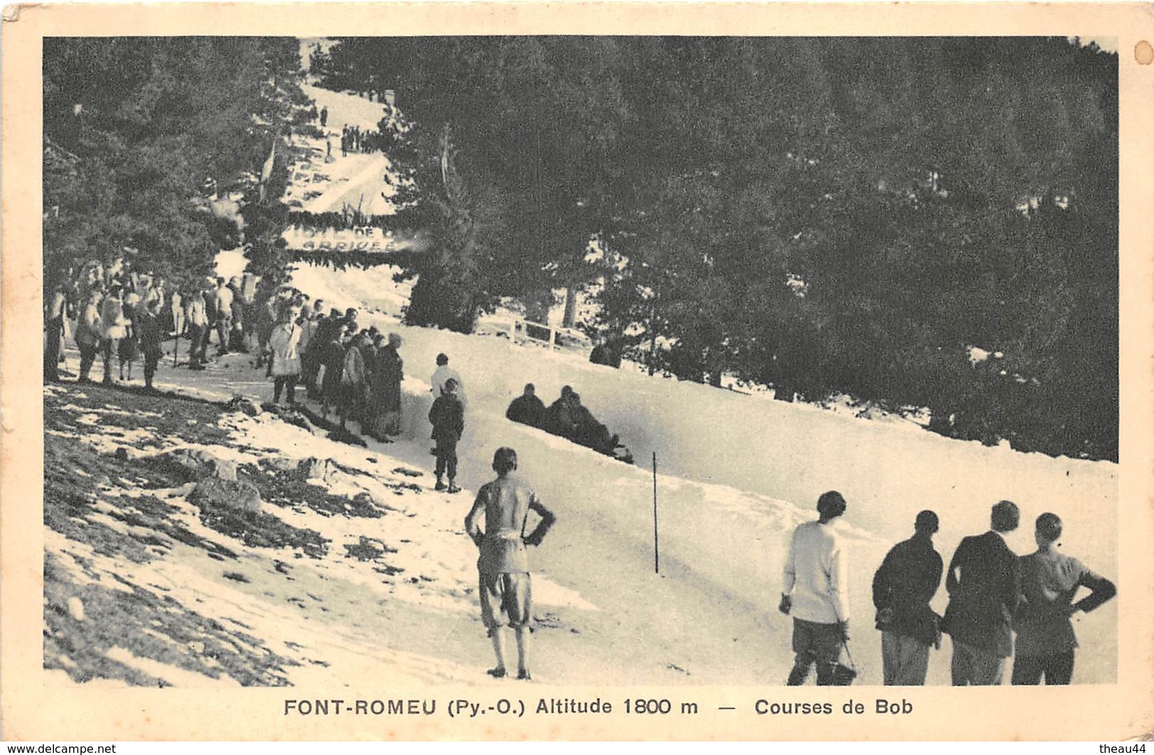 ¤¤ -    FONT-ROMEU   -  Course De Bob   -  Sports D'Hivers     -  ¤¤ - Autres & Non Classés